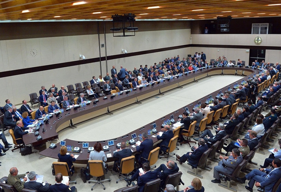 Azerbaijan's defense minister joins NATO meeting in Brussels