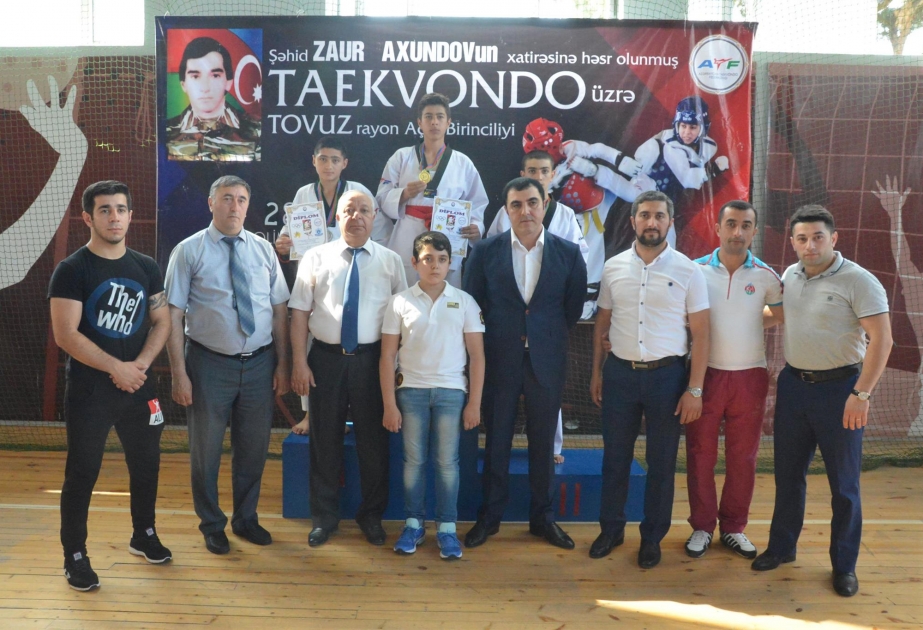 Tovuzda şəhid Zaur Axundovun xatirəsinə həsr olunan taekvando üzrə açıq birinciliyə yekun vurulub