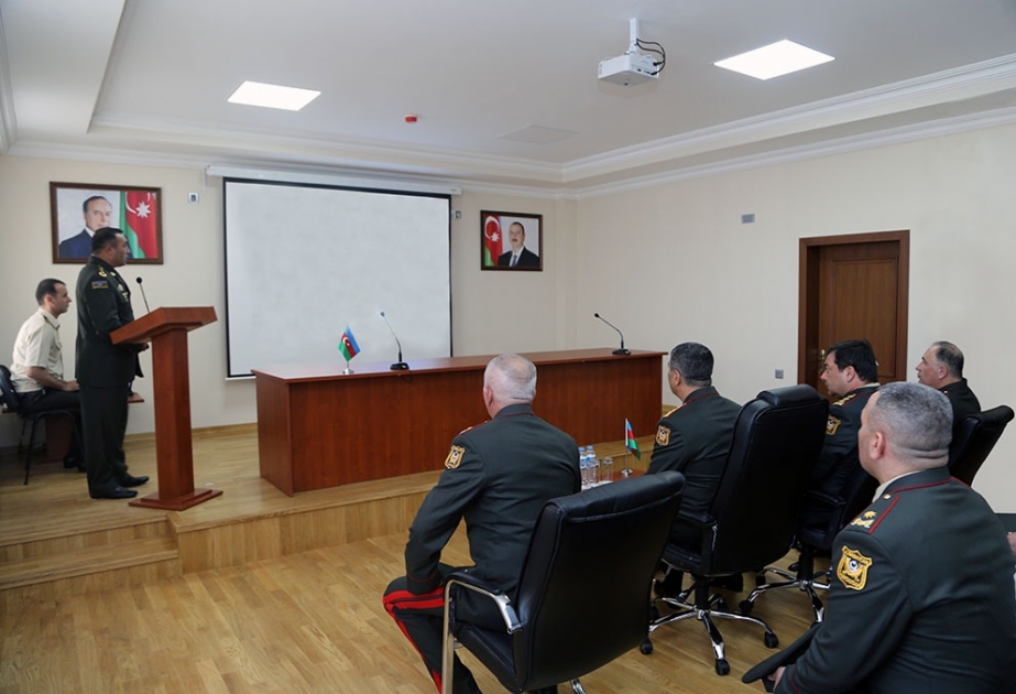 Müdafiə Nazirliyinin Baş idarələrindən birinin yeni inzibati binasının açılışı olub