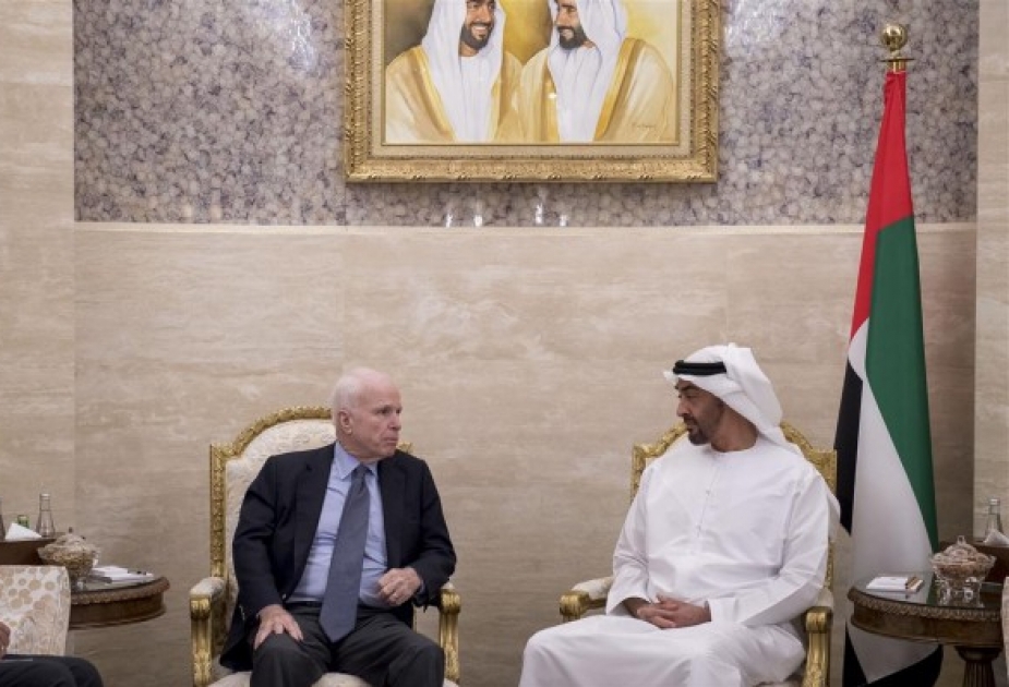 Наследный принц Абу-Даби и сенатор США Джон Маккейн обсудили вопросы борьбы с терроризмом