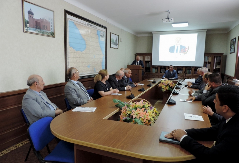 AMEA-nın müxbir üzvü Əliəddin Abbasovun 65 illik yubileyi qeyd olunub