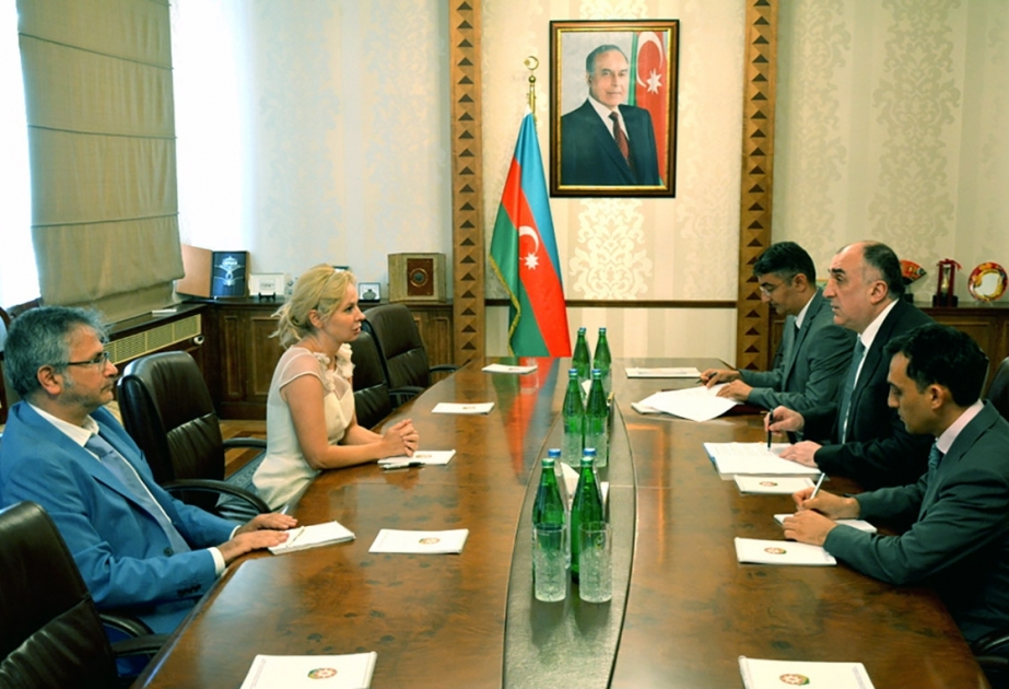 Rencontre du chef de la diplomatie azerbaïdjanaise avec Malena Mard
