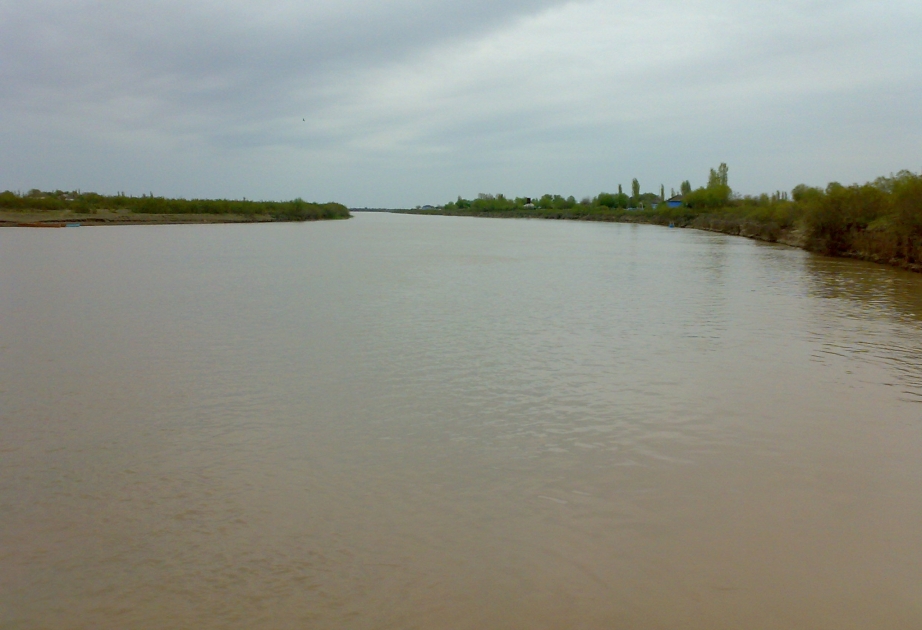 В пункте Новрузлу реки Араз особых изменений в уровне воды не наблюдается