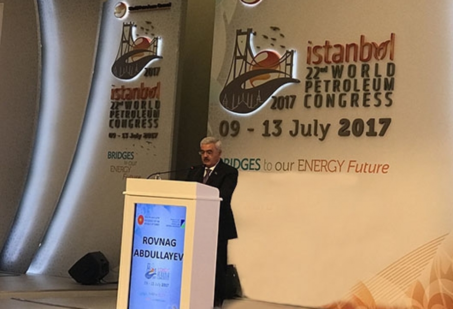 President of SOCAR delivers speech at 22nd World Petroleum Congress