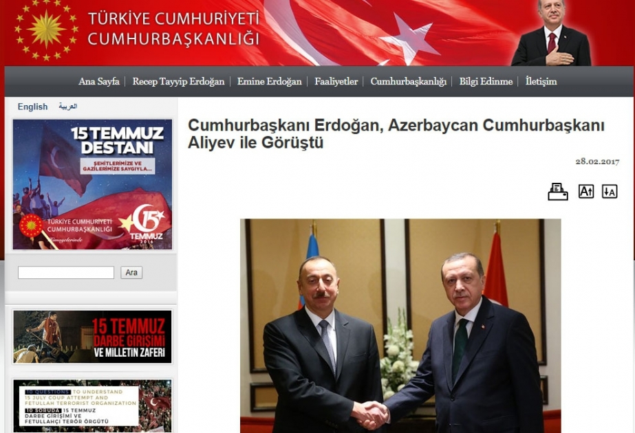 Prezident İlham Əliyevin İstanbulda keçirilən Dünya Neft Konqresində iştirakı tarixi əhəmiyyət daşıyır