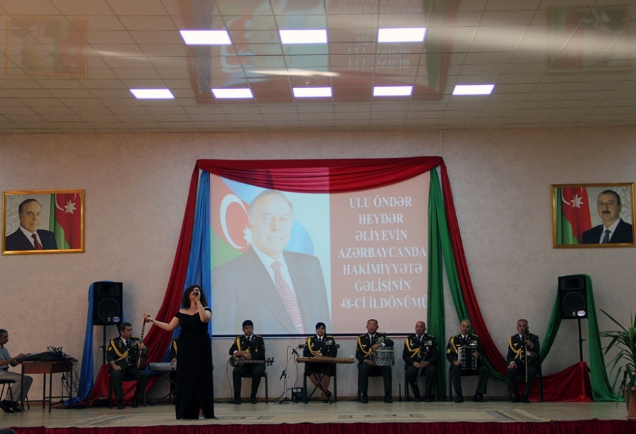 Silahlı Qüvvələrdə ulu öndər Heydər Əliyevin hakimiyyətə gəlişinin ildönümü ilə əlaqədar silsilə tədbirlər keçirilir