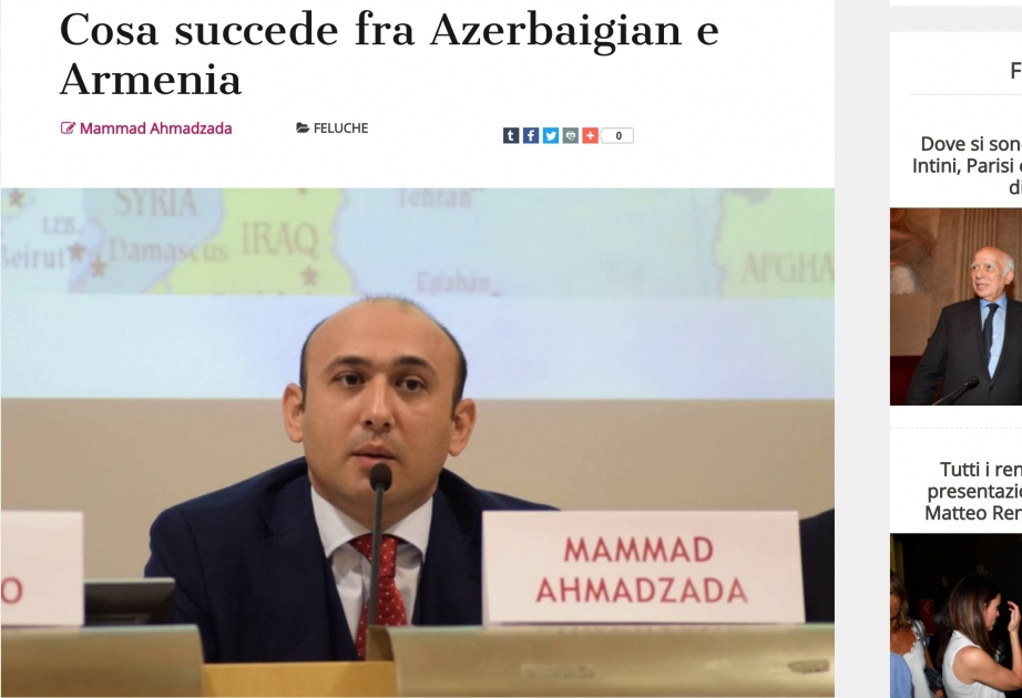 Azerbaijani diplomat responds to Armenian ambassador who criticized Italian parliamentarians