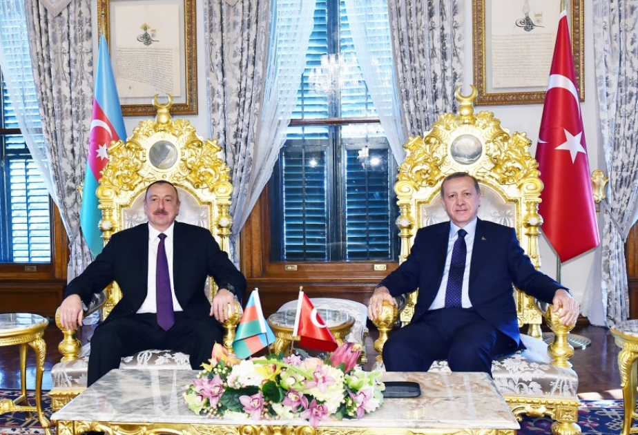 الرئيس علييف يرسل رسالة إلى نظيره التركي أردوغان