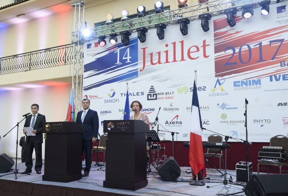 French Bastille Day marked in Baku