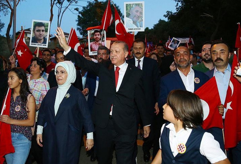 Millions flock to streets in Turkey to mark July 15 defeated coup