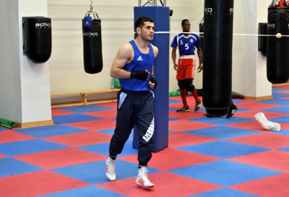 阿塞拜疆国家男子拳击队备战世界锦标赛