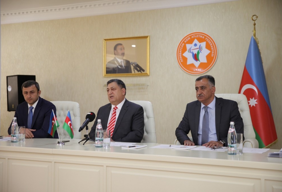 Ağır atletika federasiyasının hesabat iclası keçirilib