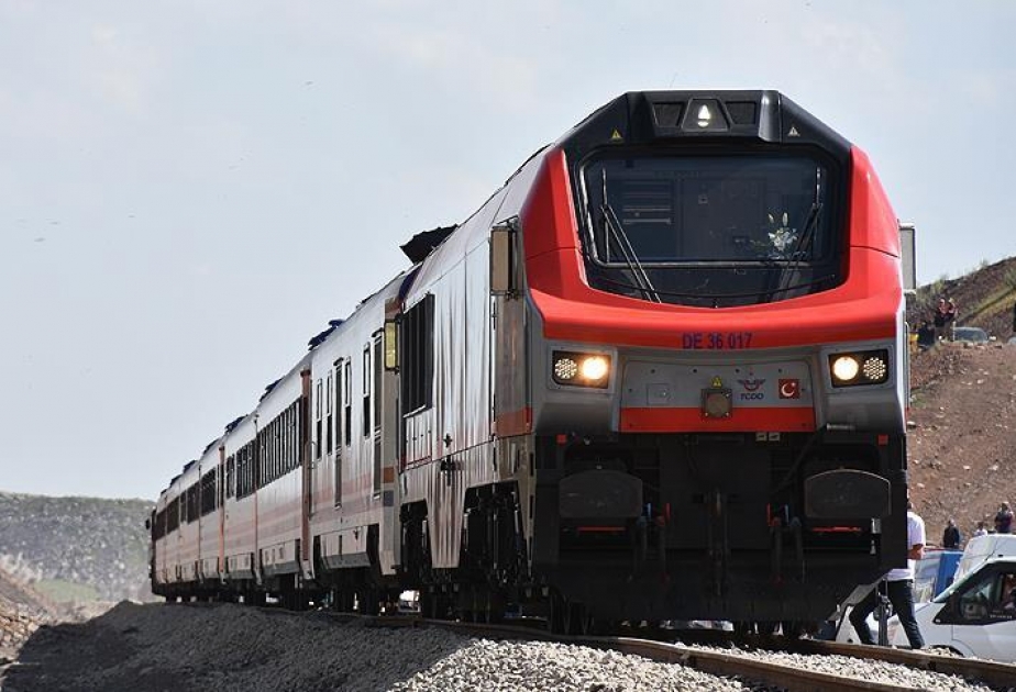 First test train from Turkey to Georgia sent through Baku-Tbilisi-Kars railway route