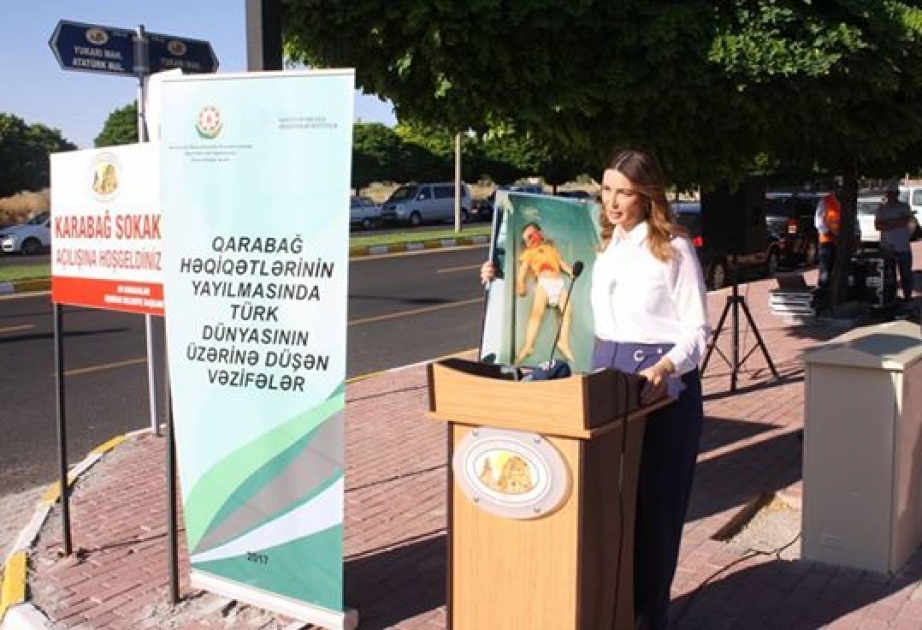 Kappadokiyada Qarabağ küçəsinin açılışı olub