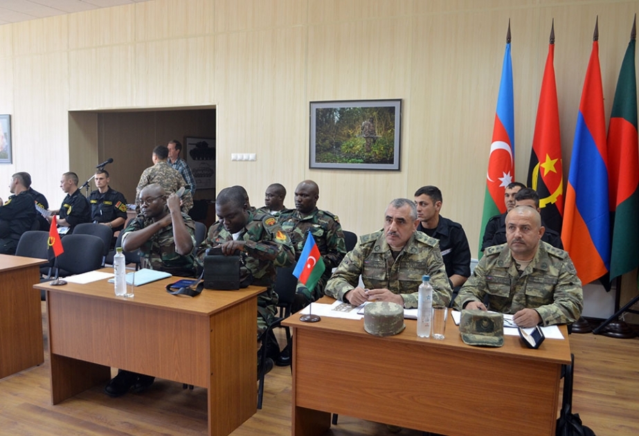 Azerbaijani tank crew members attend draw for "Tank biathlon" contest