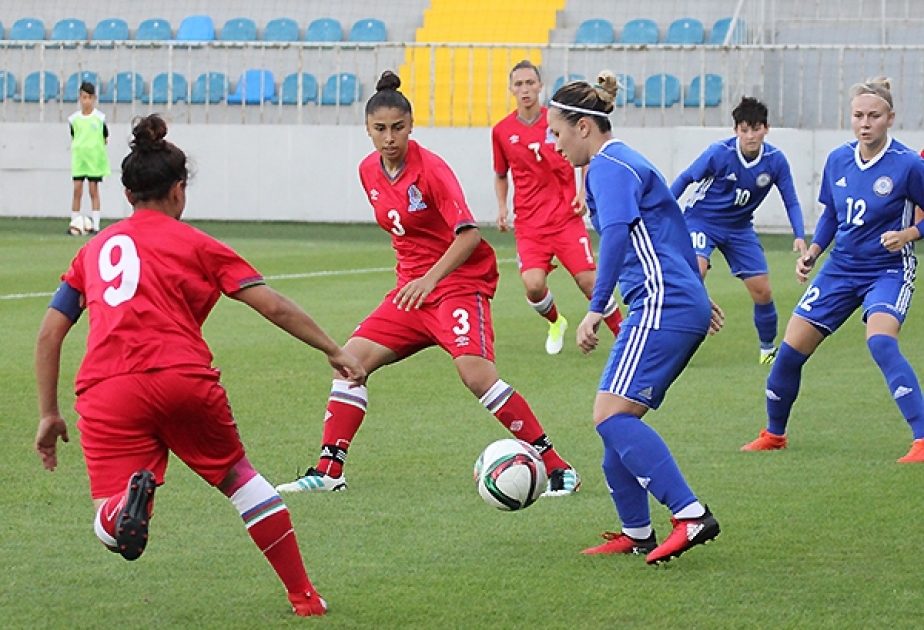 Qadın futbolçulardan ibarət Azərbaycan millisi Qazaxıstan yığmasına qalib gəlib