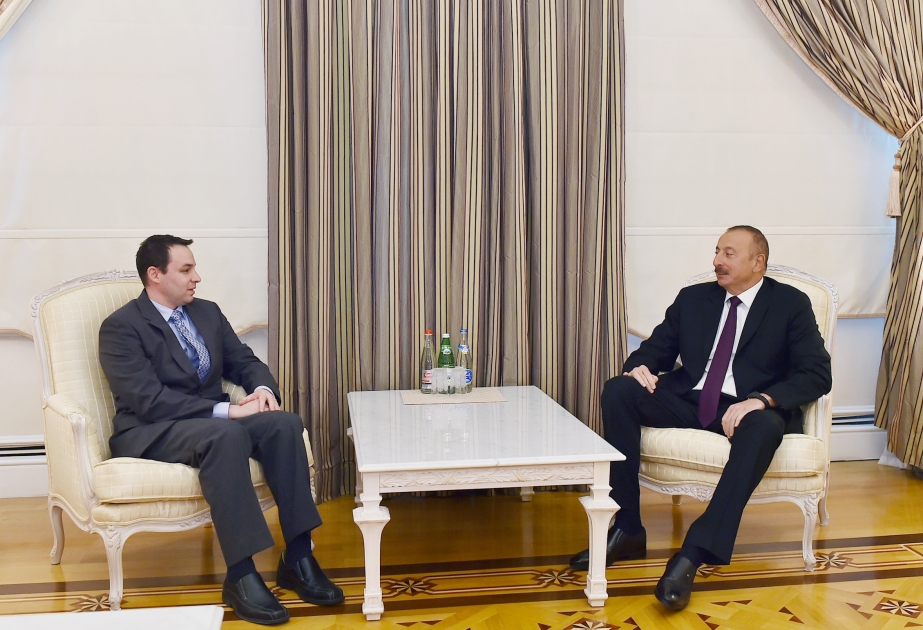 Staatspräsident Ilham Aliyev empfängt Vorsitzenden des Repräsentantenhauses von Arizona VIDEO