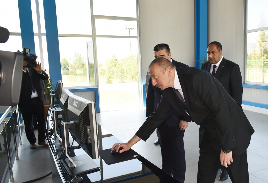 Le président Ilham Aliyev inaugure la Centrale hydroélectrique de Balaken VIDEO