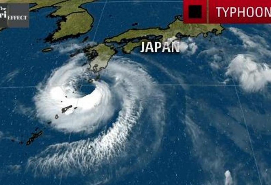 Yaponiyada tufan nəticəsində 11 mindən çox ailə elektrik enerjisiz qalıb