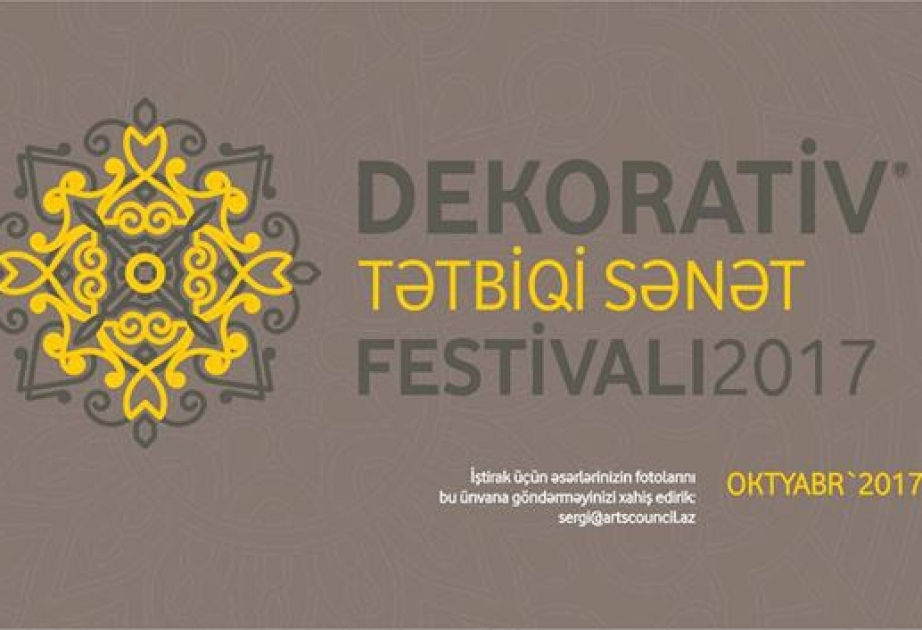 Decorative and applied arts festival to be held in Baku