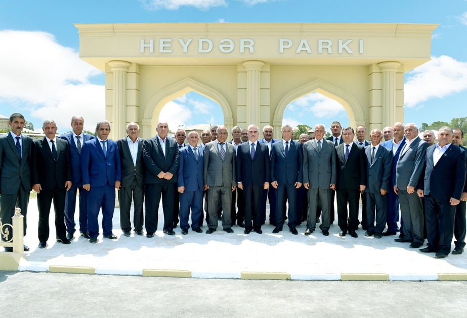 Nehrəm kəndində Heydər Parkı istifadəyə verilib
