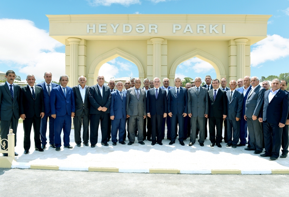 Heydar Park inaugurated in Nehram