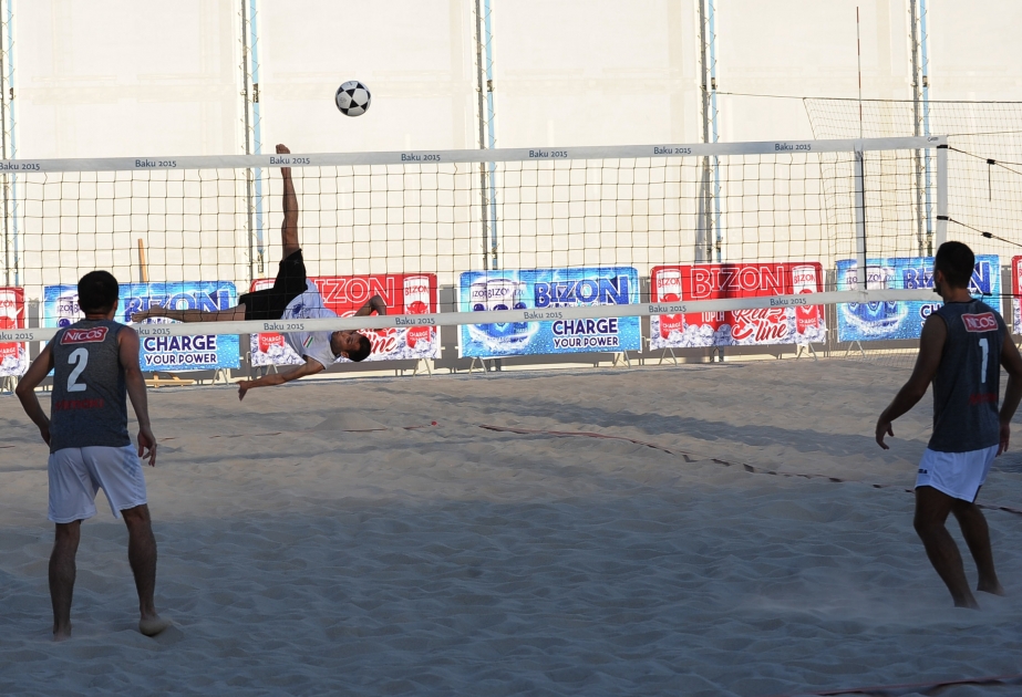 International footvolley tournament starts in Baku