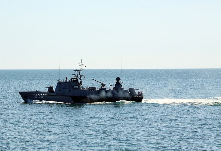 Корабль “G-124” Военно-морских сил Азербайджана успешно выполнил стрельбу по морским мишеням