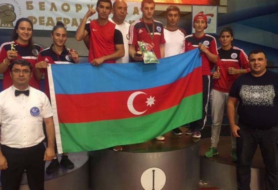 Aserbaidschans Athleten gewinnen 5 Medaillen beim Box-Turnier in Weißrussland