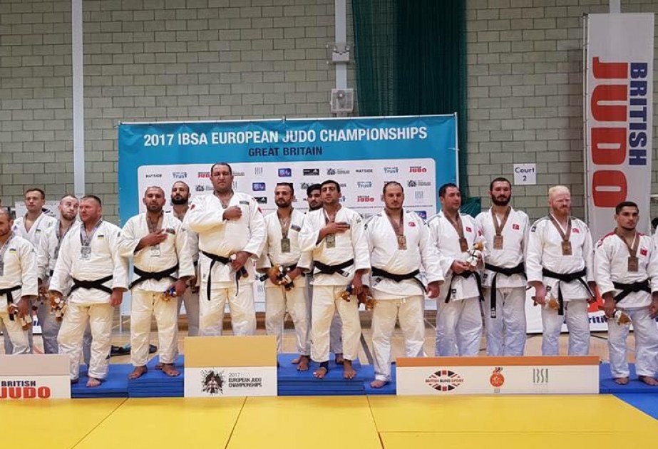 Сборная Азербайджана по парадзюдо выиграла золотые медали чемпионата Европы