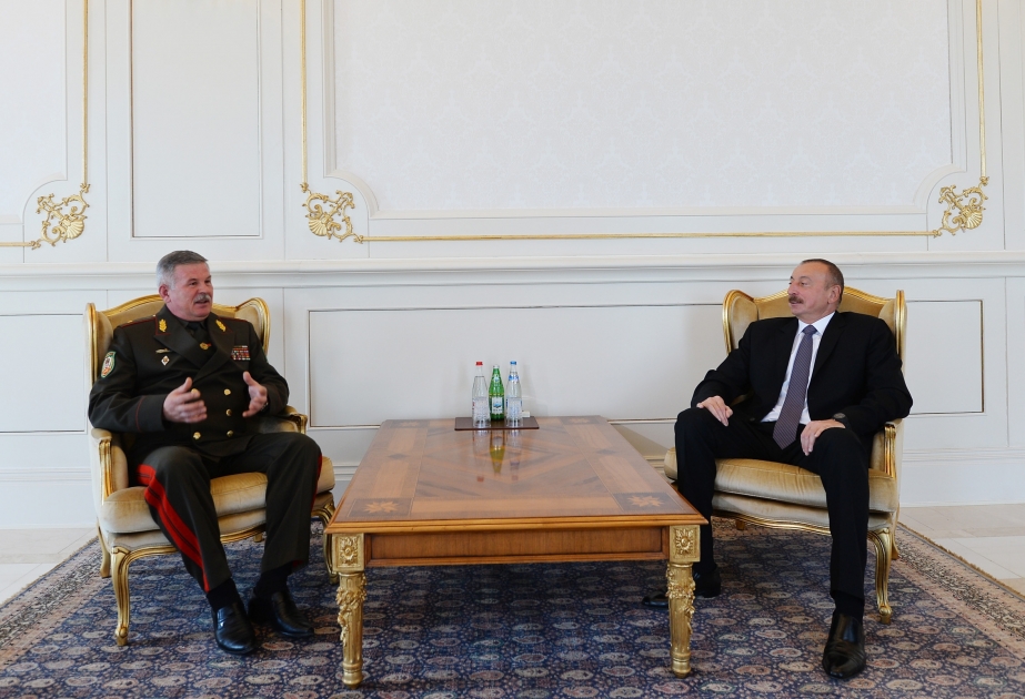 Le président Ilham Aliyev reçoit le chef du Comité d’Etat des gardes-frontières de Biélorussie VIDEO