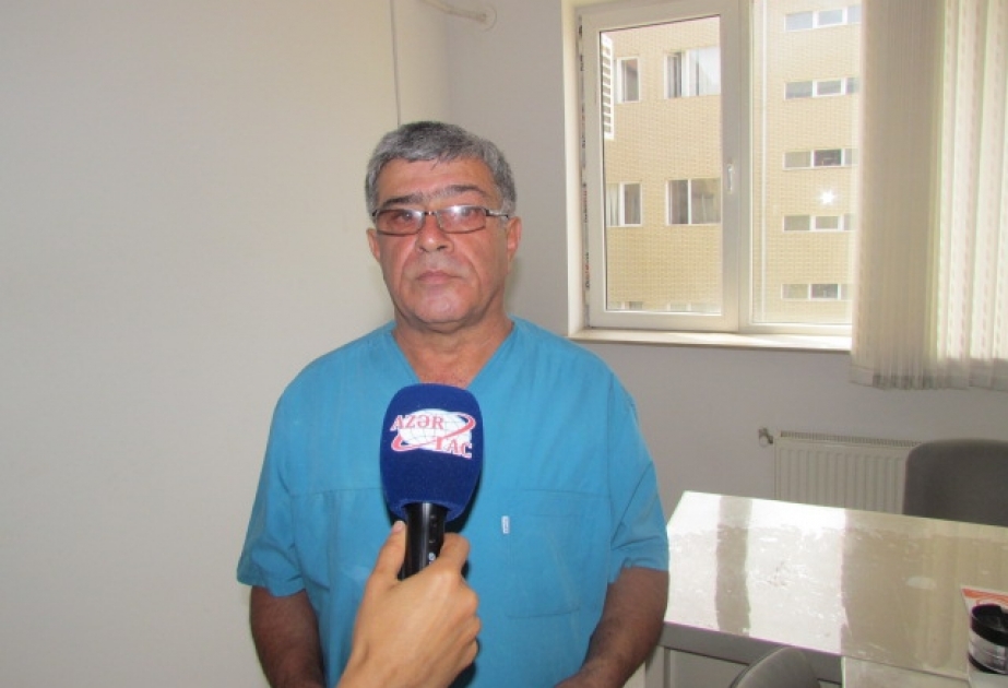 Médecin de l’Hôpital central de la région de Tovouz: Nous avons retiré plusieurs éclats d’obus de la jambe droit de Ramin