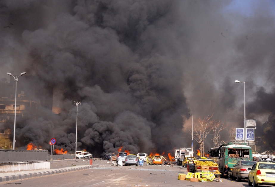 Suriyada güclü partlayış nəticəsində azı 40 yaraqlı həlak olub