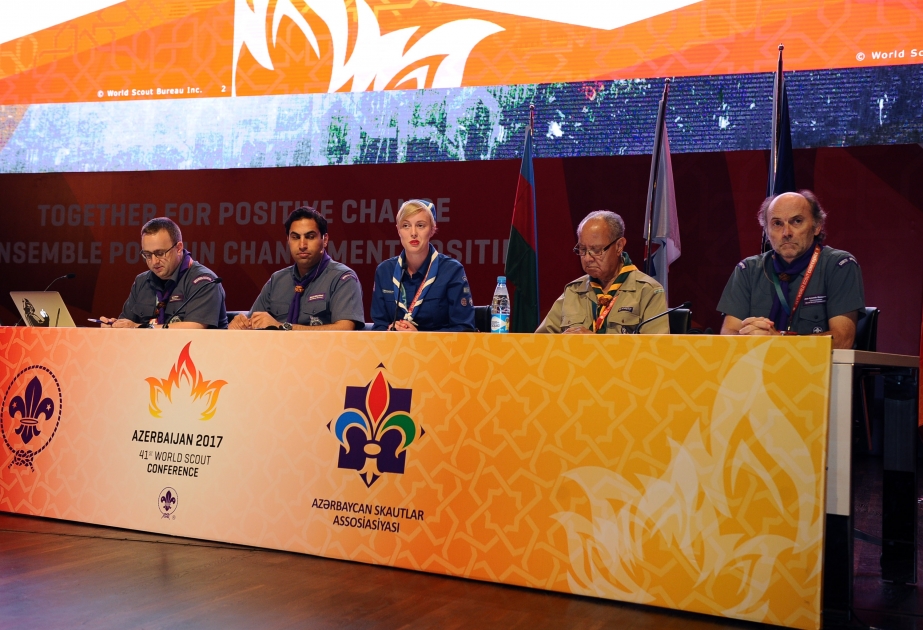 WOSM-Konferenz in Baku ihre Arbeit begonnen
