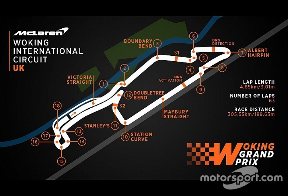 McLaren launches tongue-in-cheek Woking GP plan