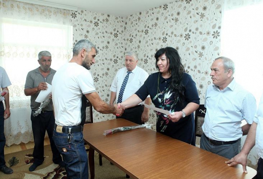 В Сабирабадском и Имишлинском районах сданы в эксплуатацию индивидуальные дома для семей инвалидов и шехидов