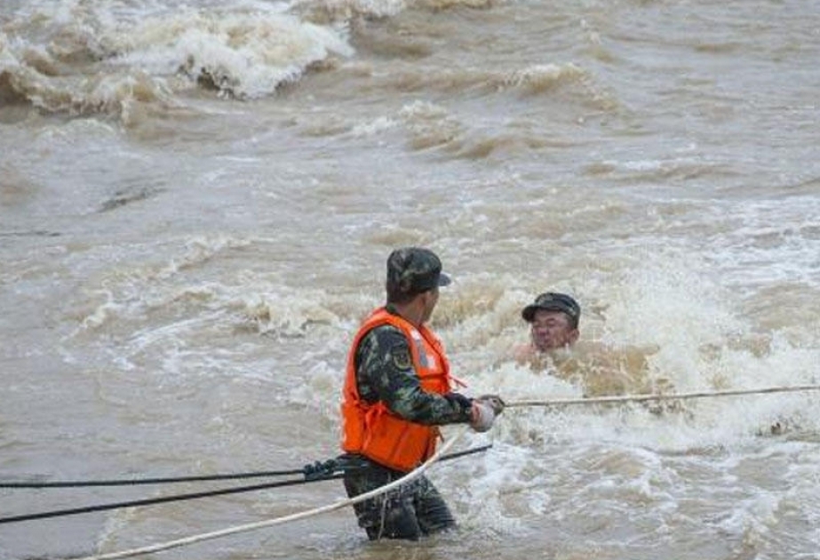 Çində leysan yağışları: 10 nəfər həyatını itirib