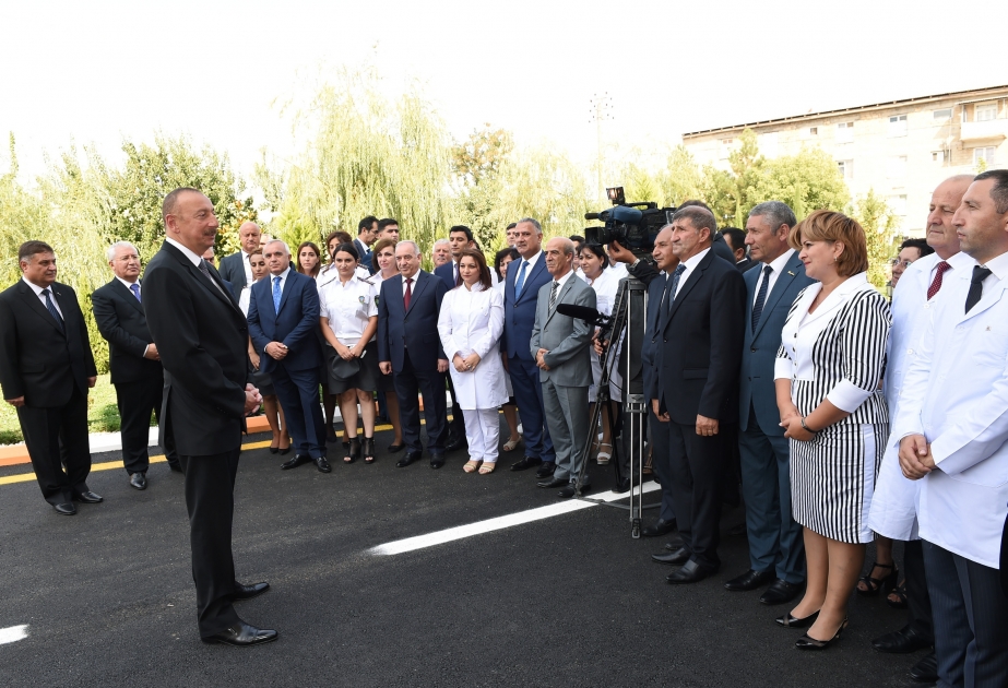 President Ilham Aliyev viewed conditions created at Goygol Zonal Veterinary Laboratory VIDEO