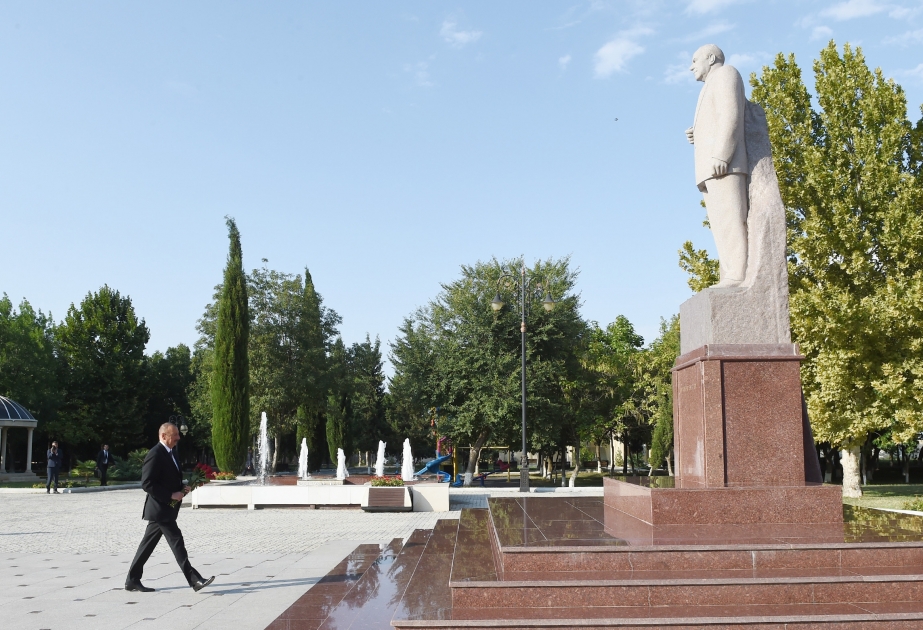 Le président Ilham Aliyev est à Samoukh VIDEO