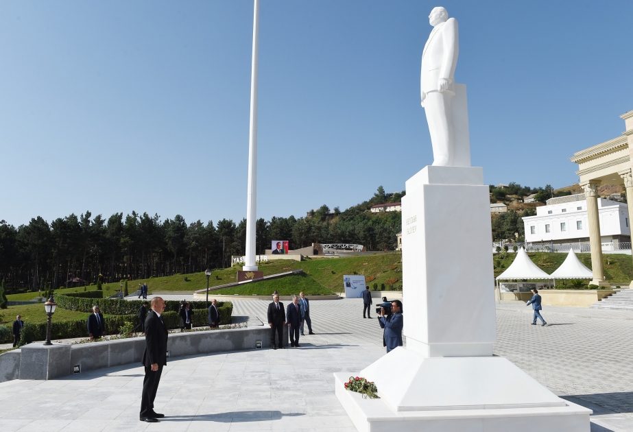 Le président Ilham Aliyev à Guédébey VIDEO