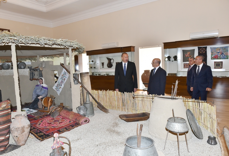 President Ilham Aliyev viewed Museum of History and Local Lore in Shamkir after major overhaul VIDEO