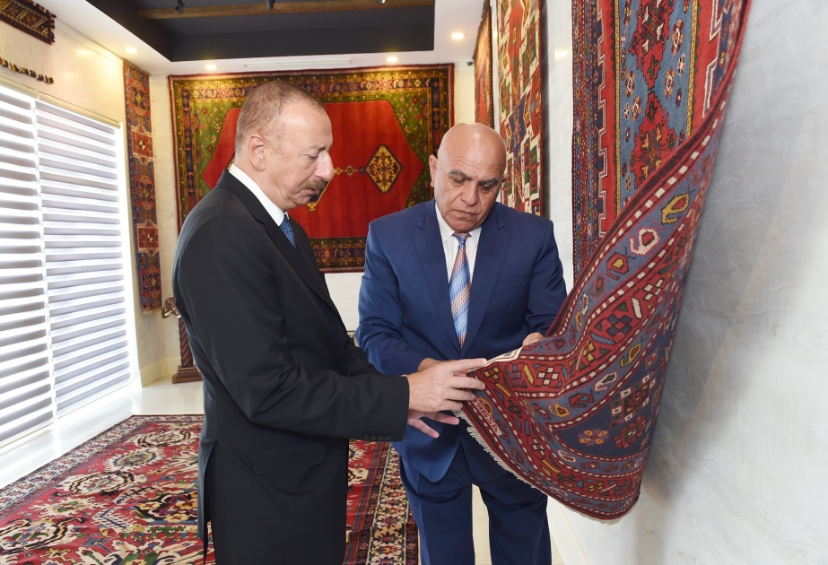 President Ilham Aliyev opened Shamkir branch of “Azerkhalcha” OJSC VIDEO