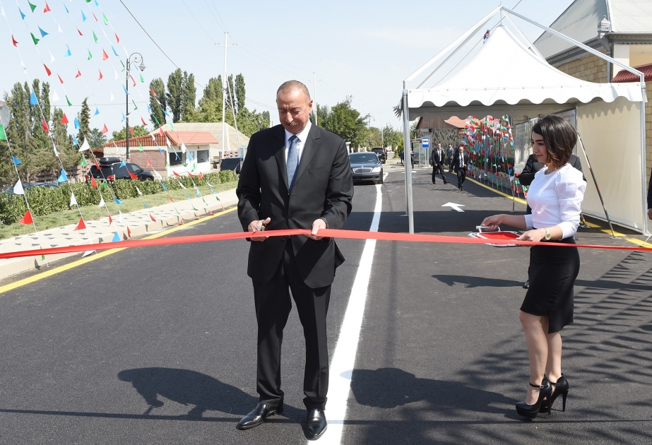 Autostraße Schmakir-Yeni Göyça- Dag Dzheir zur Nutzung übergeben VIDEO