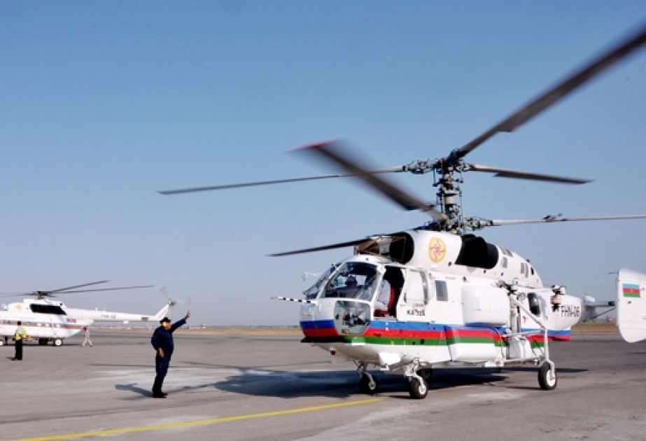 Azerbaijan sends helicopter to Georgia to help tackle forest fires