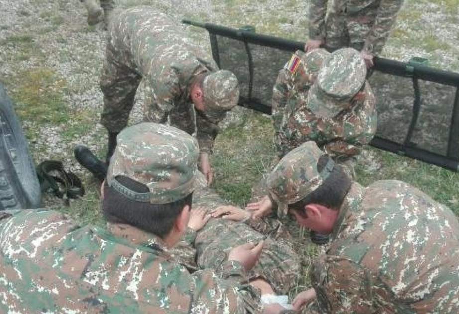 Zwei armenische Offiziere schwer verletzt