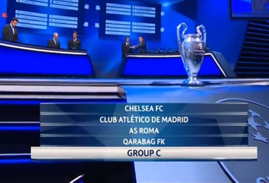 Qarabag avec Chelsea, l’Atletico Madrid et la Rome dans le groupe C VIDEO