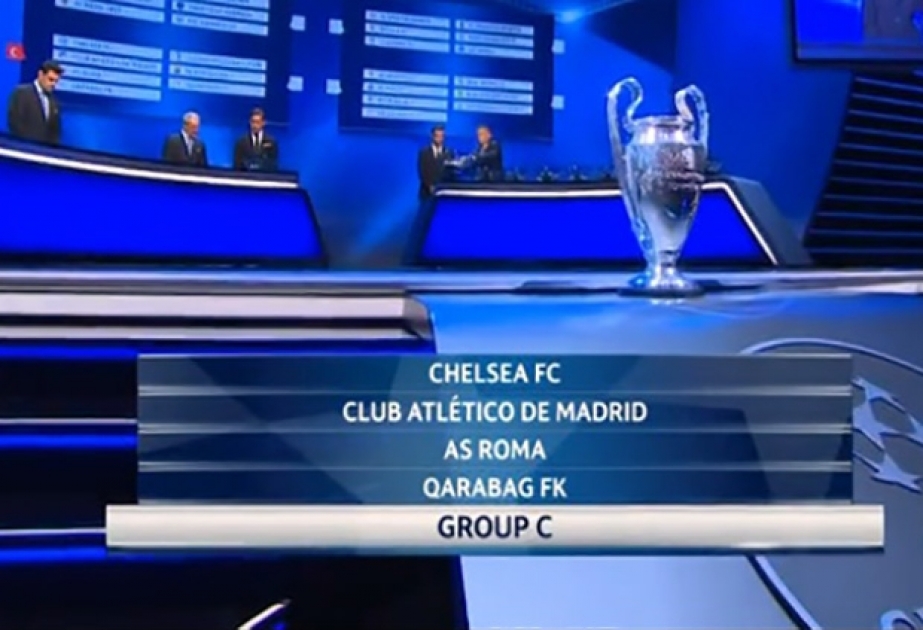 Champions League 2017/18: Gegner von Qarabag Agdam in der Gruppe C sind FC Chelsea, Atletico Madrid und AS Rom