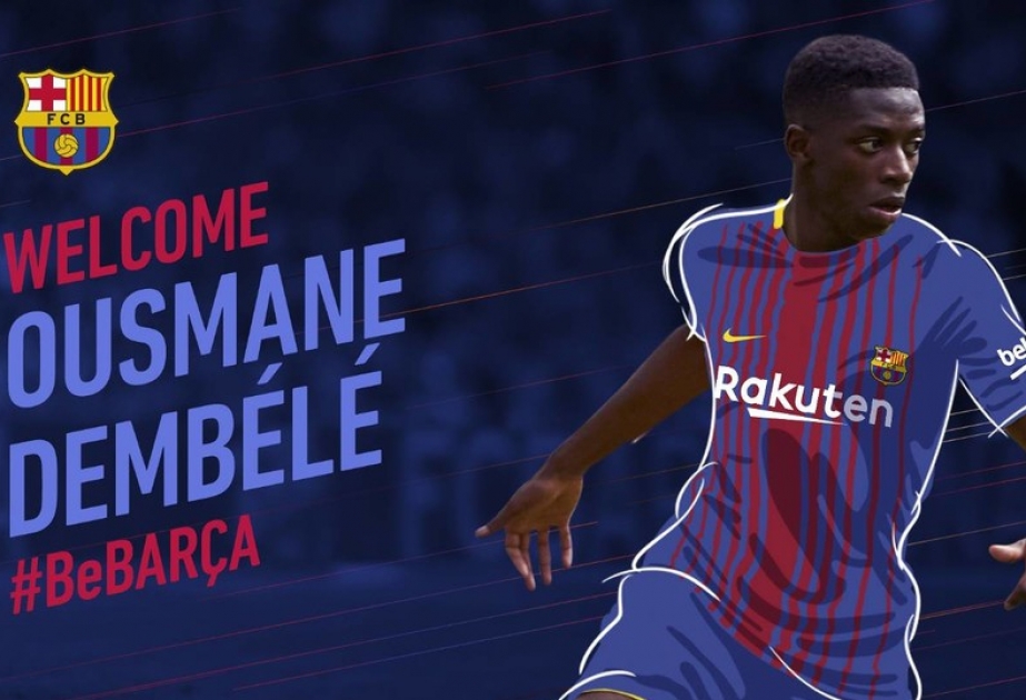 Football : Ousmane Dembélé a signé au FC Barcelone pour 105 millions d’euros