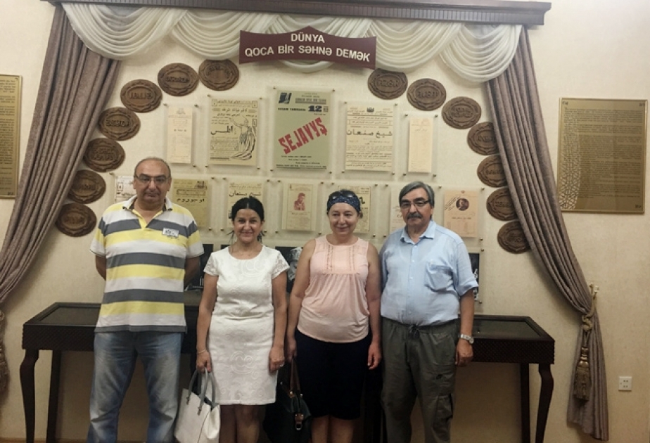 Турецкие профессора посетили Дом-музей Гусейна Джавида в Баку