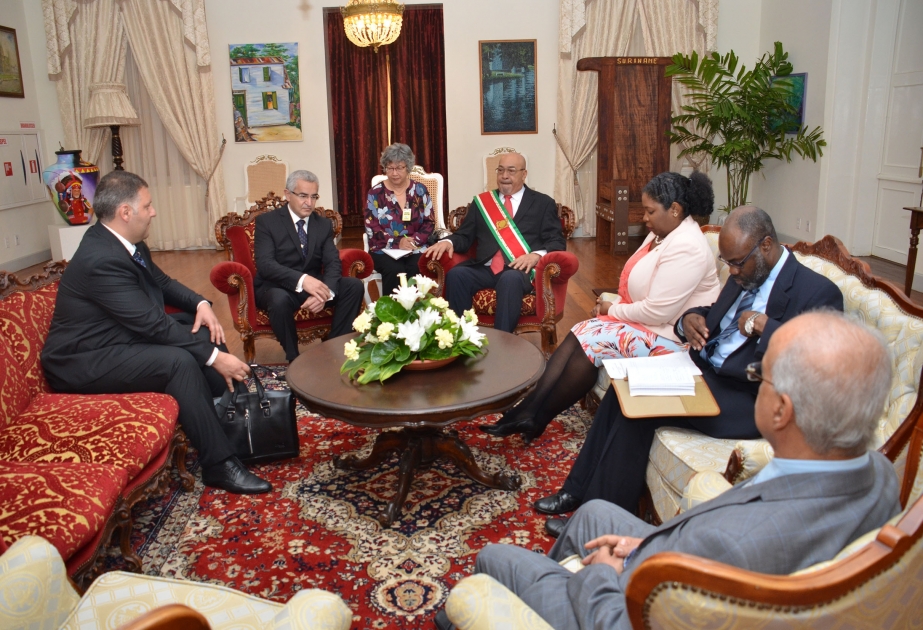 Suriname president hails opportunities for developing relations with Azerbaijan